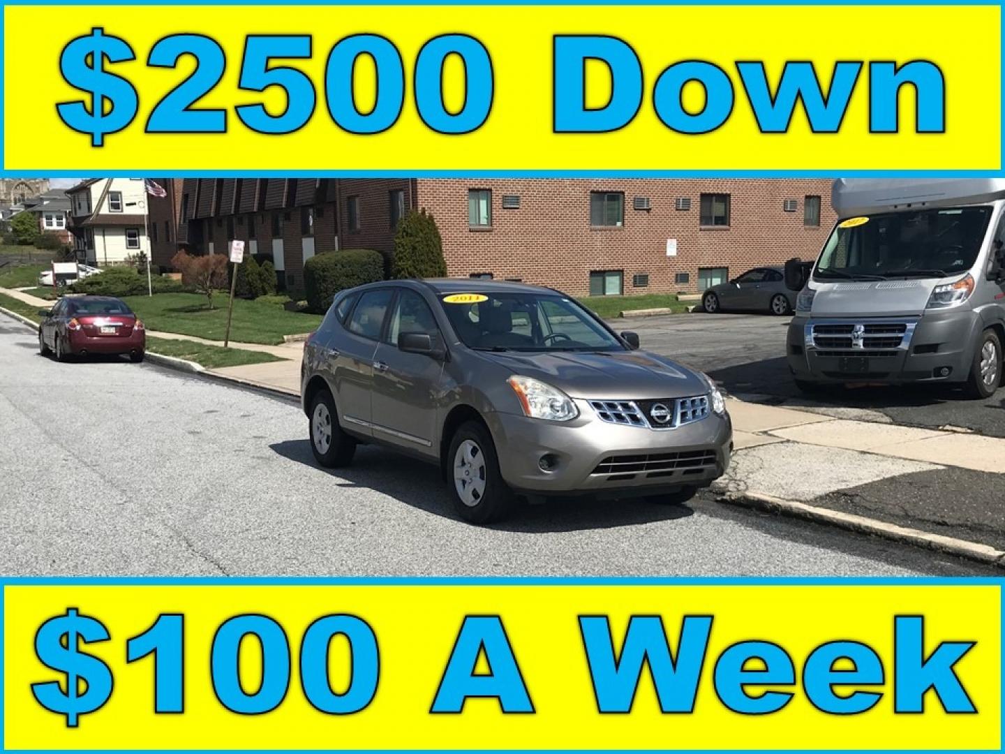 2011 Gray /Gray Nissan Rogue S (JN8AS5MV9BW) with an 2.5 V4 engine, Automatic transmission, located at 577 Chester Pike, Prospect Park, PA, 19076, (610) 237-1015, 39.886154, -75.302338 - Photo#0